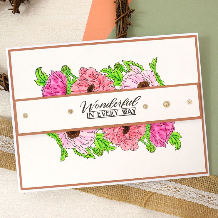 Pour l'amour des timbres - Coquelicots parfaits