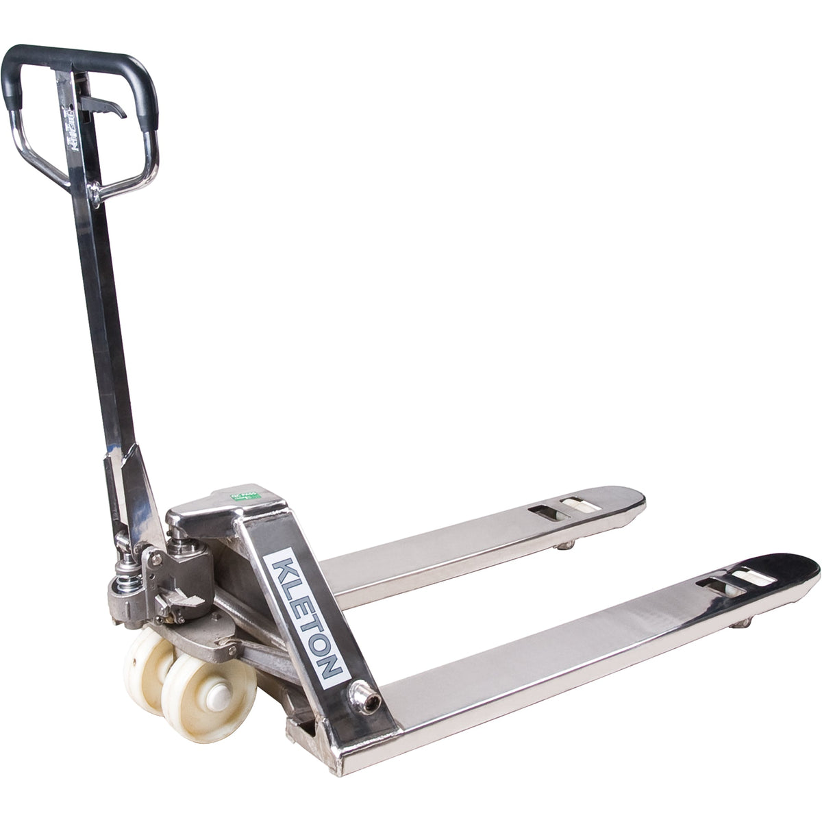Transpalette manuel, Acier inoxydable, 48" L x 27" l, Capacité de 5500 lb