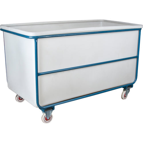 Camion à parois droites, polyéthylène blanc, 57" L x 34" l x 33" H, volume de 22 pi³, capacité de 1000 lb.