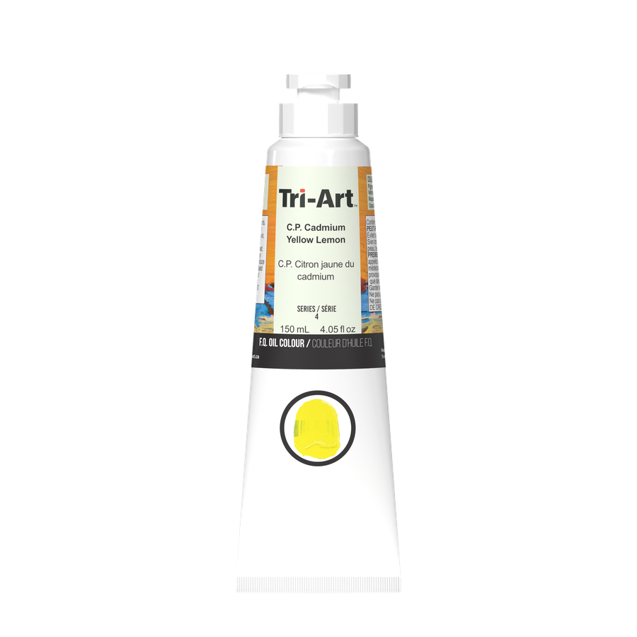 Peintures à l'huile Tri-Art - Jaune de cadmium citron P.C.