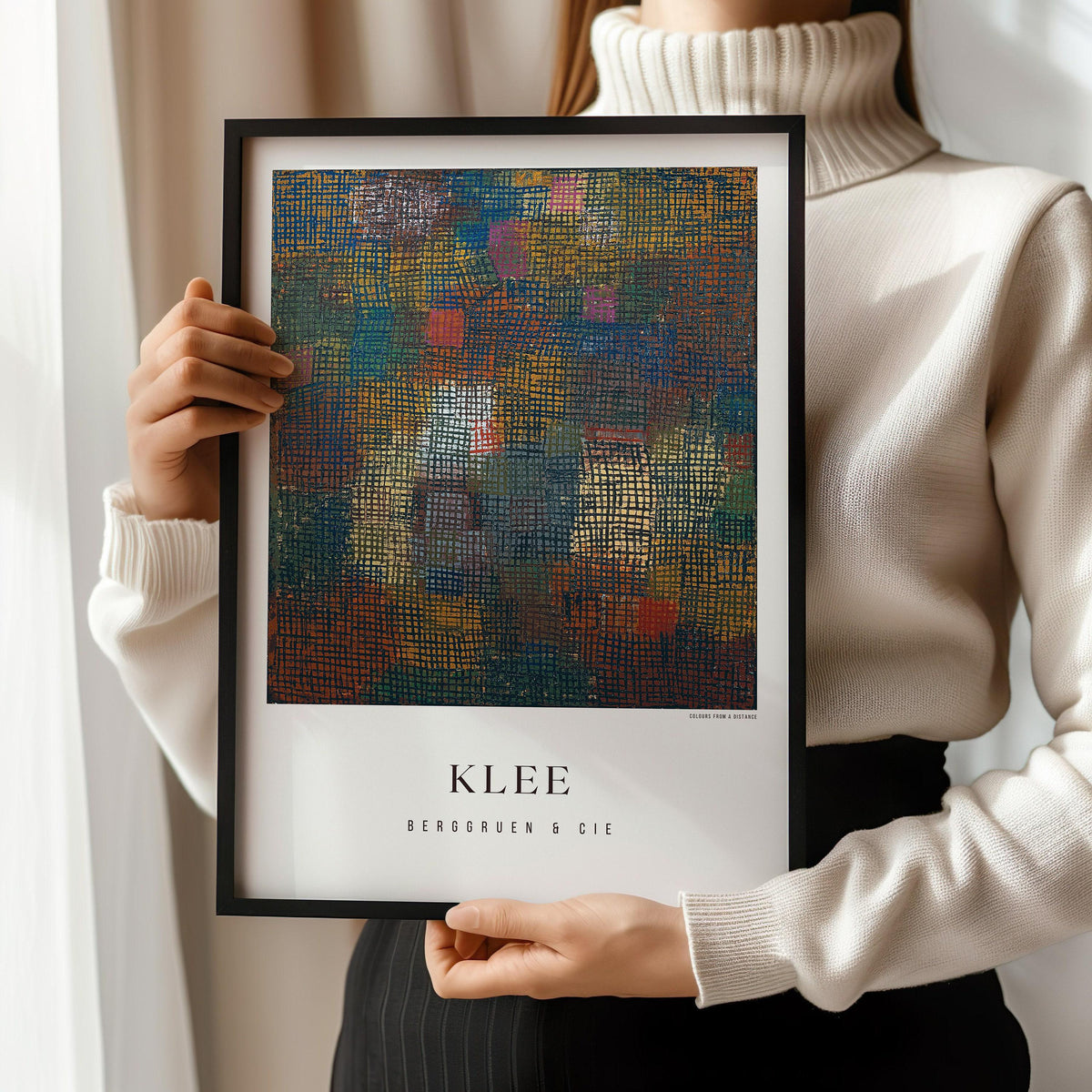 Paul Klee - Colours from a Distance | Modern Abstract Art (Available handframed or unframed)