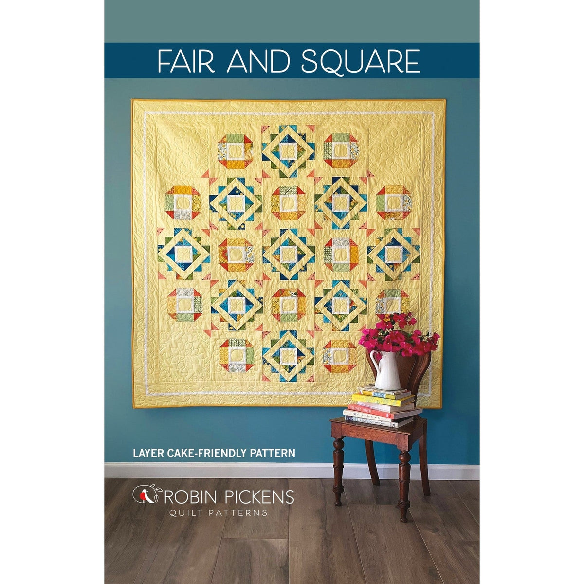 Modèle de courtepointe Fair and Square par Robin Pickens