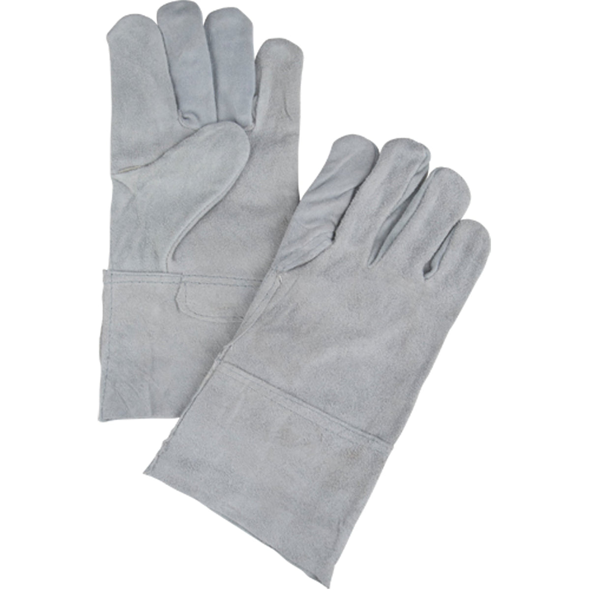 Gants de travail standard, grande taille, paume en croûte de cuir de vachette