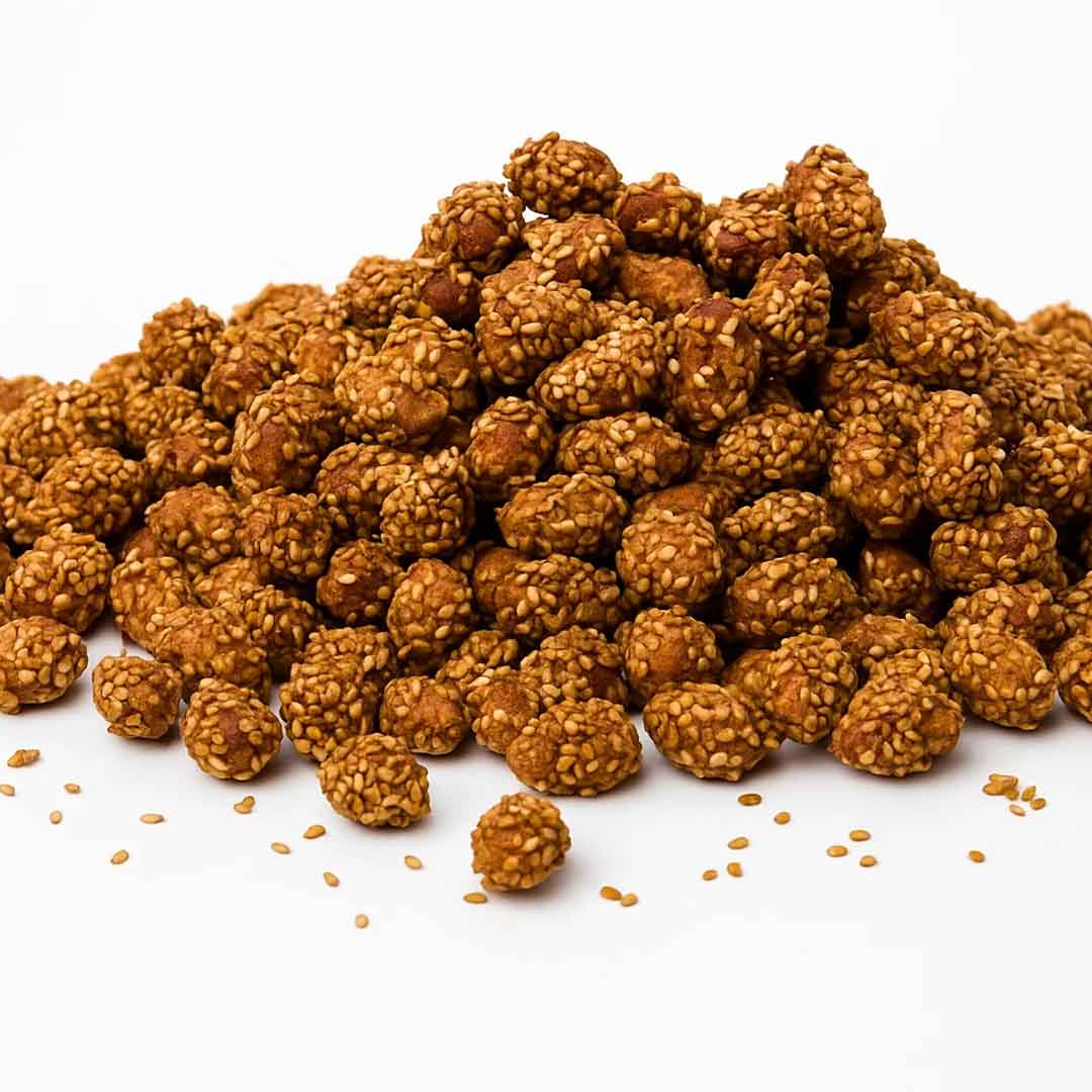 Cacahuètes grillées au miel et au sésame