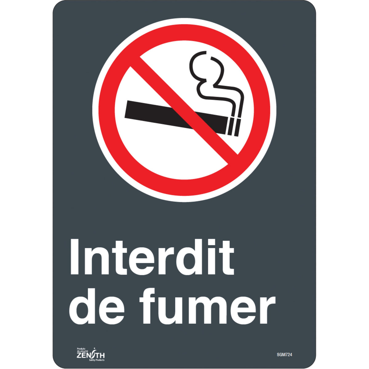 Panneau "Interdit de fumer"