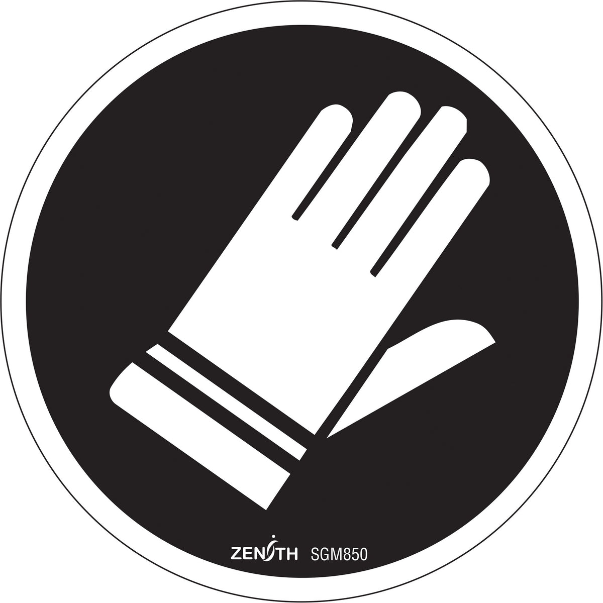 Protection des mains requise, panneau de sécurité standard CSA, 6" x 6", vinyle, pictogramme
