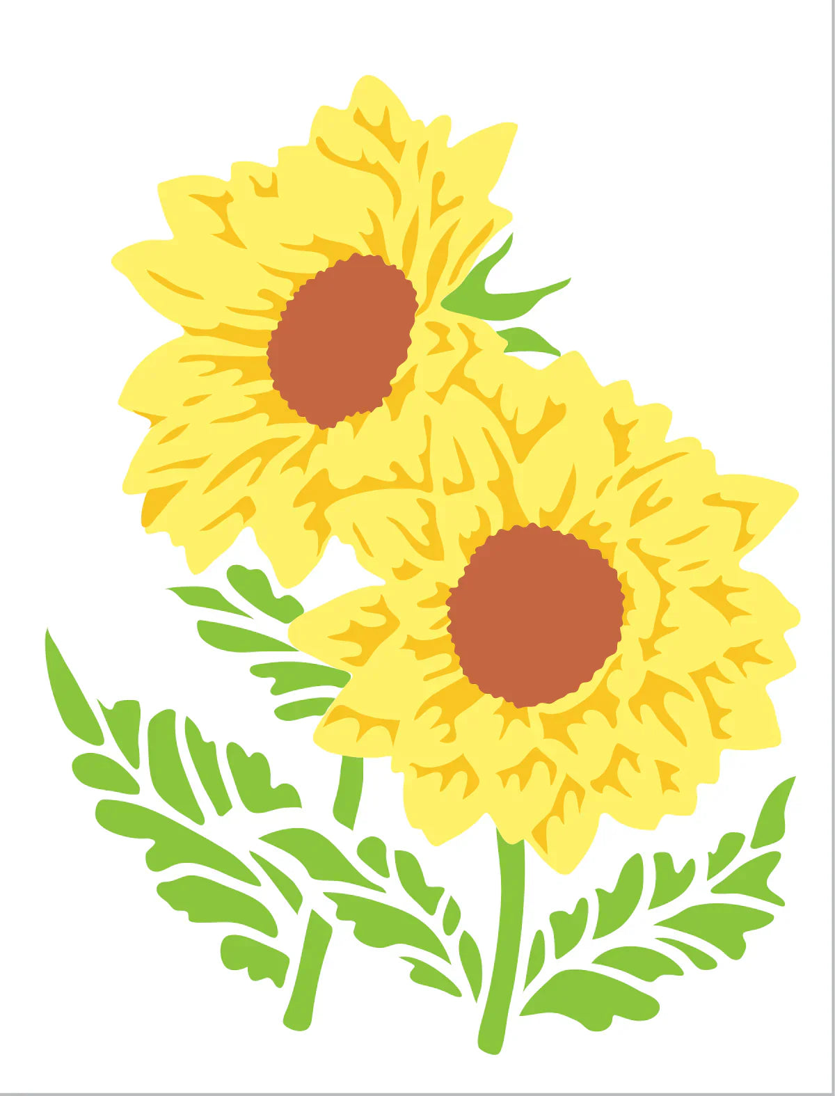 The Crafters Workshop Tournesols superposés