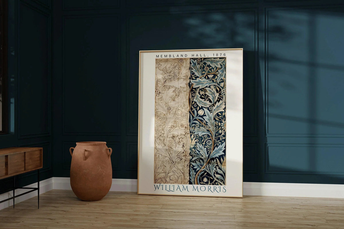 William Morris Membland Hall Print: Vintage Botanical Art