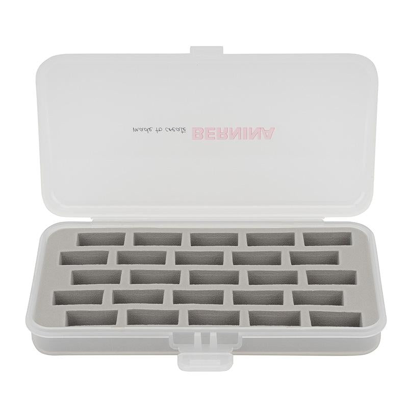 Bernina Bobbin Holder spool box for jumbo spools (empty / for 25 spools)