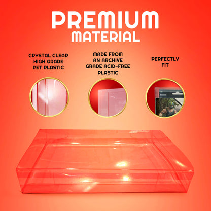 EVORETRO Boîtier de protection pour figurines GI Joe Classified - Pas de boîte avec fenêtre avec support, paquet de 10