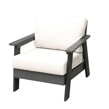 Fauteuil de jardin Hazelnut Polymer avec coussins Sunbrella®