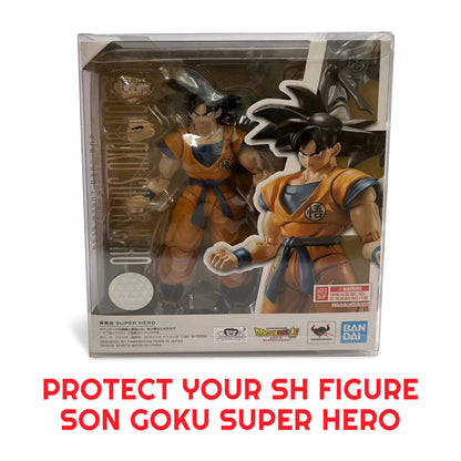EVORETRO Display Case Protector for SH Figure Son Goku Super Hero PET Protector Pack of 10