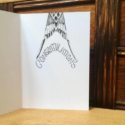 'Congratulations' Swallow Card