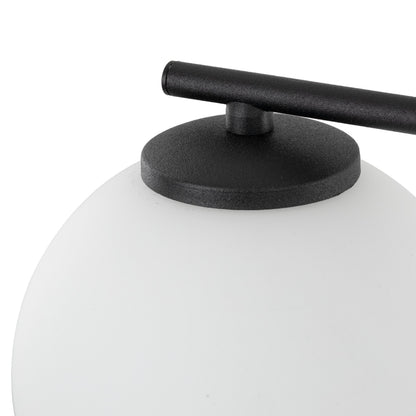 Plafonnier scandinave noir ELTON pour salon, chambre et couloir