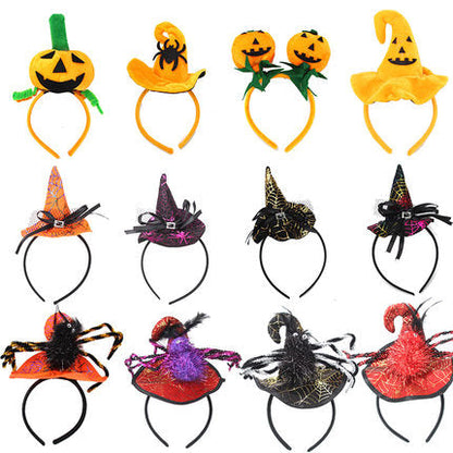 Spooky Halloween Hair Accessories – Festive Headband Costume Prop for Adults & Children