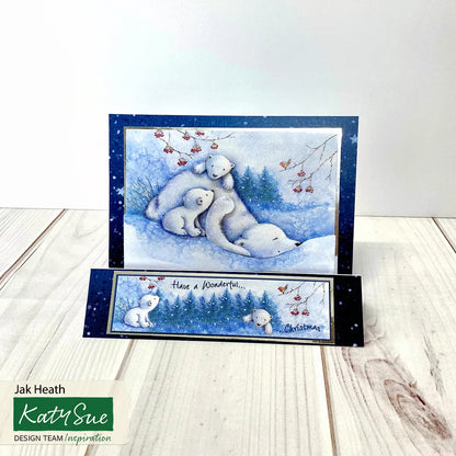 Découpage prédécoupé – Ours polaires (lot de 3)