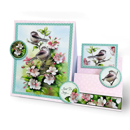 Découpage Découpé – Oiseaux en Fleurs (Lot de 3)