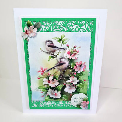 Découpage Découpé – Oiseaux en Fleurs (Lot de 3)