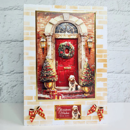 Découpage Découpé – Scène de Porte Matin de Noël (lot de 3)