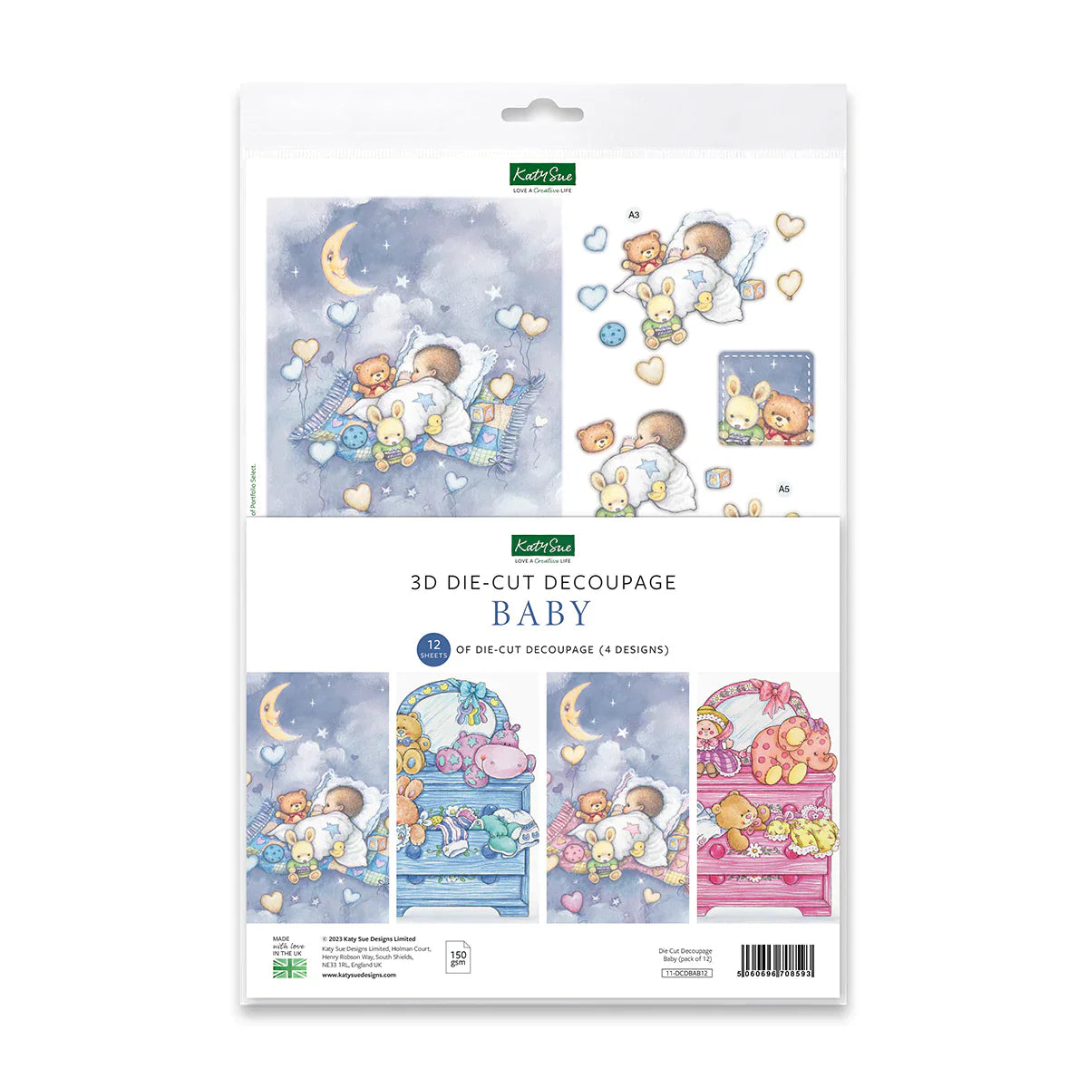 Découpage Découpé – Bébé (Paquet De 12)