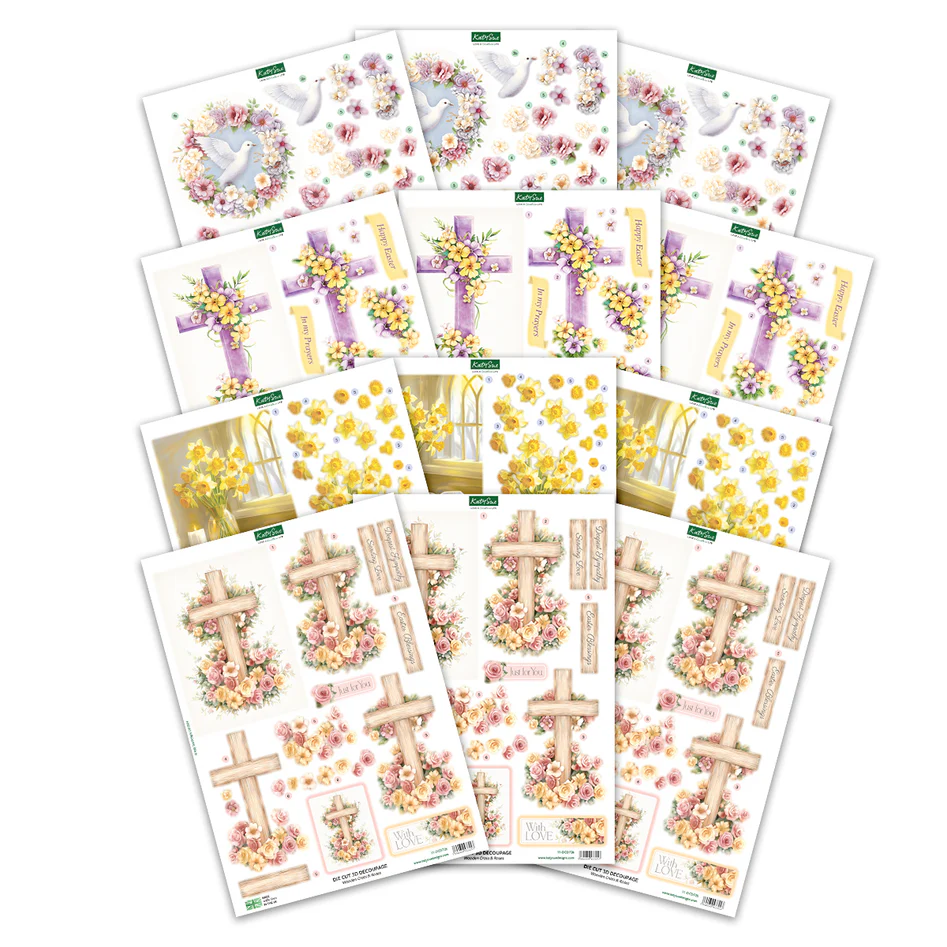 Découpage prédécoupé – Bénédictions de Pâques (paquet de 12)