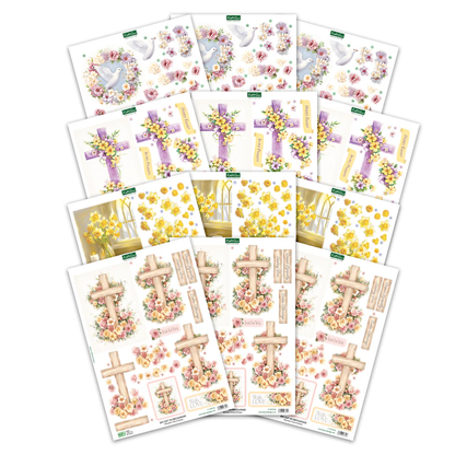 Découpage prédécoupé – Bénédictions de Pâques (paquet de 12)