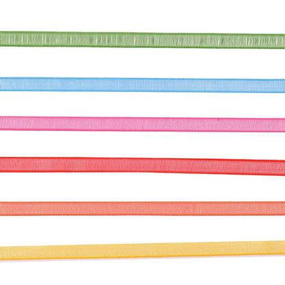 Ruban d'organza Vaessen Creative 6 couleurs 3mmx2m Été