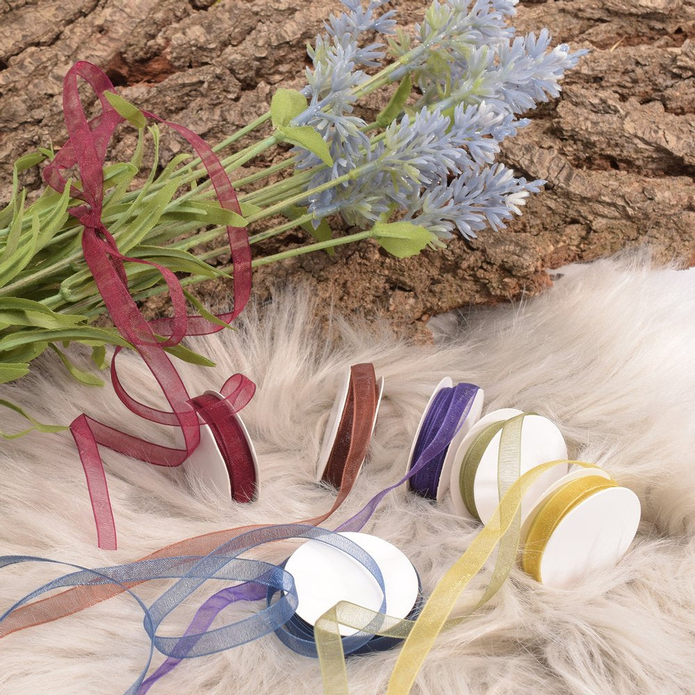 Vaessen Creative Ruban Organza 6 Couleurs 6mmx2m Automne
