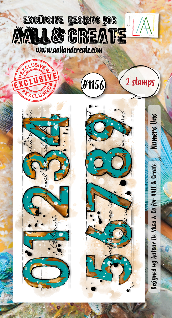 AALL and Create - Set de tampons A8 - Numero Uno
