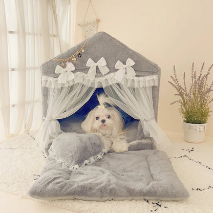 Royal Cabana Dog Bed | Enclosed Dog House Bed