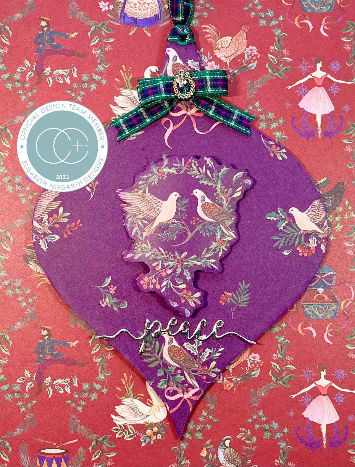 Craft Consortium Les 12 Jours de Noël - Bloc de papier 6x6