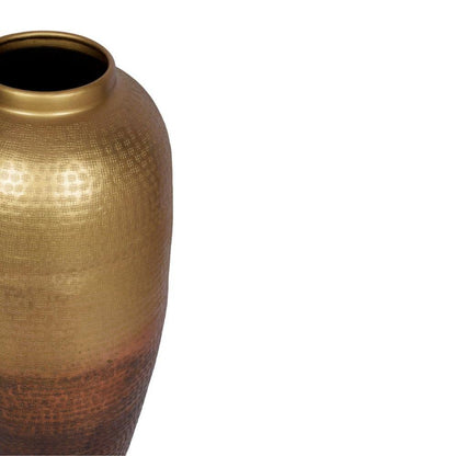 Vase de sol en laiton martelé Selina