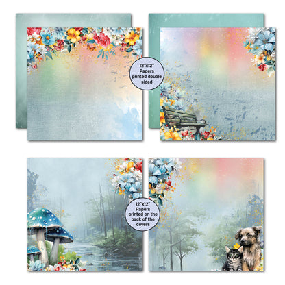 3Quarter Designs Tomorrow's Rainbow 12x12 Design Paper & Diecuts Set