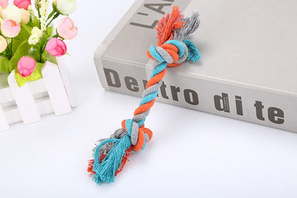 Cotton Rope Dog Toy - Durable Knot Chew & Tug Toy for Dogs