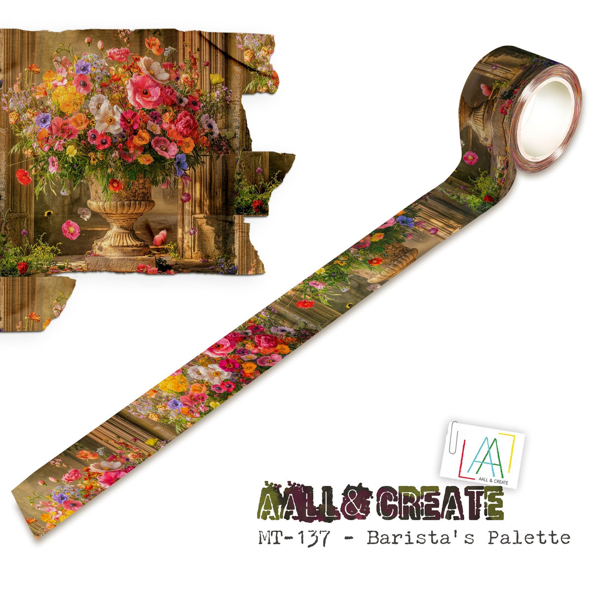AALL and Create - Washi Tape 25mm x 10m - Barista's Palette (Layer-It-Up!)