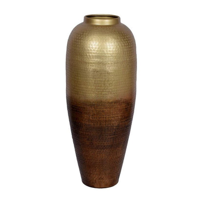 Vase de sol en laiton martelé Selina