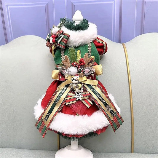 Oh Christmas Tree Holiday Dog Dress | Festive Occasion Dog Outfit