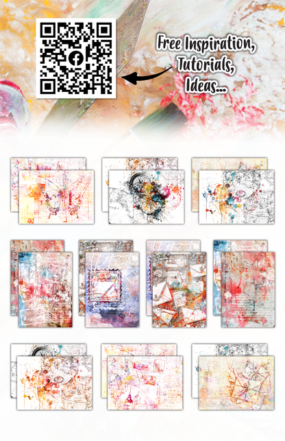 AALL and Create - Papier Design A5 - Correspondance Colorée