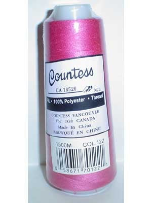 Countess Serger Thread, Polyester, 40/2, 1500M