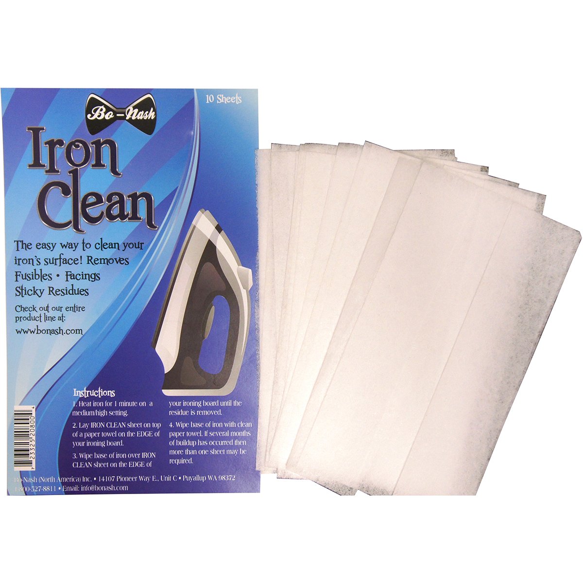 Feuilles nettoyantes pour fer Bo-Nash