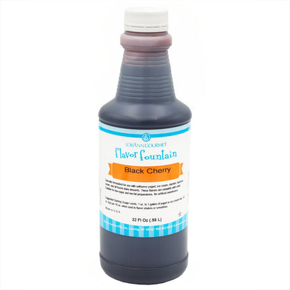 Saveur Cerise Noire - 4 oz. - 32 oz. - Arômes pour crèmes glacées et boissons - LorAnn Oils - Distribution canadienne - Livraison gratuite au Canada pour les commandes de plus de 199 CAD