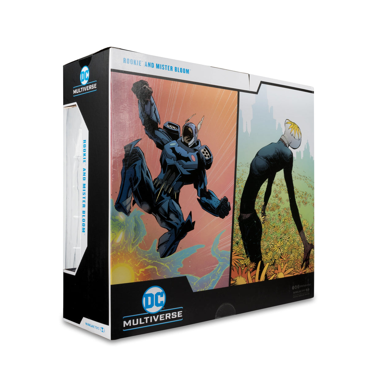 DC MULTIVERSE - MEGAFIG 2PK - ROOKIE (BATMAN: END GAME) AND MR. BLOOM - Exclusive SDCC