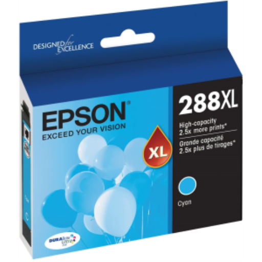 T288XL220 Cartouche d'encre d'origine cyan Epson 288XL