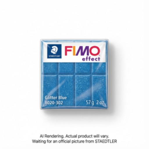 Modelling Clay Fimo Effect Glitter Blue 57g (2 oz)