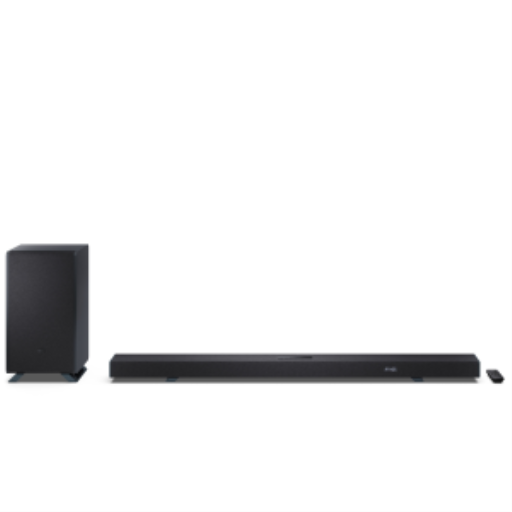 Barre de son 5.1.2 canaux Sharp HT-SBW55121 avec caisson de basses sans fil, Dolby Atmos et DTS:X