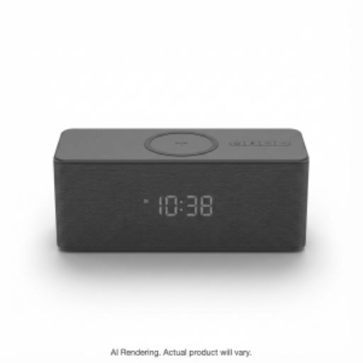 Haut-parleur Bluetooth 2-en-1 Sharp CP-DS1 avec socle de chargement sans fil Qi 10W