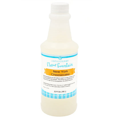 New York Cheesecake Flavor - 4 oz. - 32 oz. - Ice Cream and Beverage Flavors - LorAnn Oils - Canadian Distribution - Ships Free Within Canada on Orders Above CAD $199