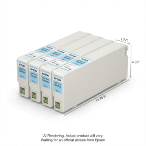 T80050v Cartouche d'encre Epson UltraChrome Pro Cyan Clair Multi-Pack (4) 700 ML