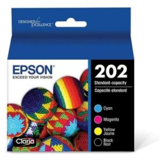 Cartouche d'encre d'origine noire et couleur combinée Epson T202 T202120BCS