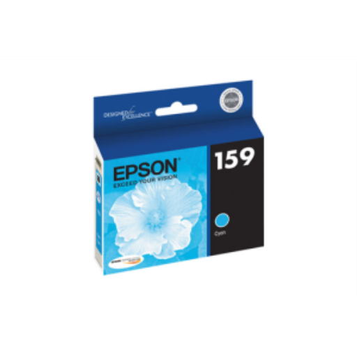 T159220 Epson 159  UltraChrome HI-Gloss 2 Gloss Cyan Original Ink Cartridge